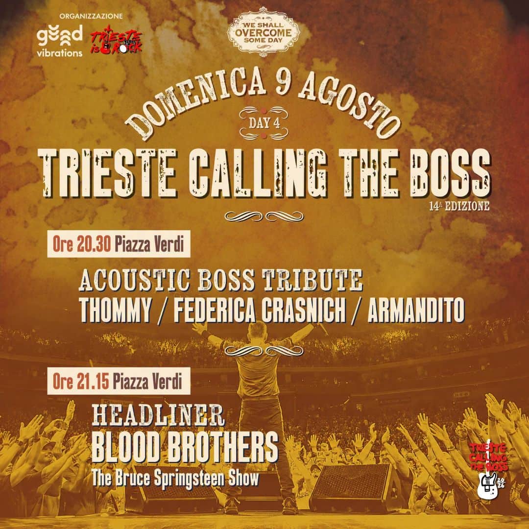 TRIESTE CALLING THE BOSS 2026 - DAY 4 PROGRAMMA